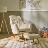 Tutti Bambini Danica Rocking Chair & Footstool - Cashmere