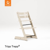 Stokke® Tripp Trapp® Highchair + Cushion & Baby Set - Vanilla White