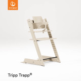 Stokke® Tripp Trapp® Highchair + Cushion & Baby Set - Vanilla White