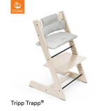 Stokke® Tripp Trapp® Highchair + Cushion & Baby Set - Vanilla White
