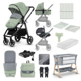 Miniuno VenToura Travel System + Nursery Bundle - Shamrock