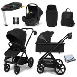 Amaati Aria i-Size Travel System inc. FREE Backpack - Black