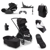 Bugaboo Dragonfly Cloud T Ultimate Bundle - Black/Midnight Black
