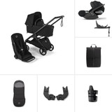 Bugaboo Dragonfly Cloud T Ultimate Bundle - Black/Midnight Black
