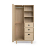 Mamas & Papas Oska Wardrobe - Natural Oak