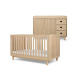 Mamas & Papas Oska Wide 2 Piece Set - Natural Oak