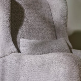 Tutti Bambini Harper Wingback Rocking Chair & Footstool - Cloud Grey