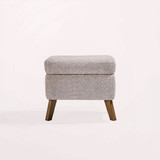 Tutti Bambini Harper Wingback Rocking Chair & Footstool - Cloud Grey