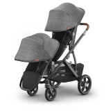 Uppababy VISTA V3 Double Pushchair + Carrycot - Greyson