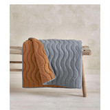 Mamas & Papas Cot/Cotbed Quilt - Blue Mustard Wave