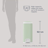 Diaper Genie Select Nappy Bin - Sage Green