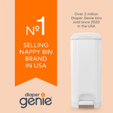 Diaper Genie Select Nappy Bin - Sage Green
