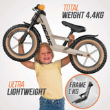 BERG Biky Cross Balance Bike with Handbrake - Sand