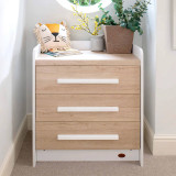 Boori Neat 3 Drawer Chest - White/Oak