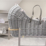 Clair de Lune Dimple Noah Pod - Grey Wicker/White (Outlet)