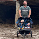 Out N About Nipper Double V6 Pushchair - Highland Blue