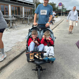 Out N About Nipper Double V6 Pushchair - Rocksalt Grey