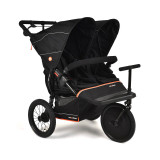 Out N About Nipper Double V6 Plus Pushchair - Summit Black