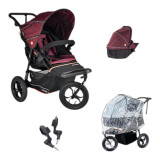 Out N About Nipper V6 Newborn Bundle - Brambleberry Red