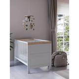 Little Acorns Florence Cot Bed - White/Oak