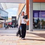 Ickle Bubba Pisces Ultra Compact Cabin Size Stroller - Black​