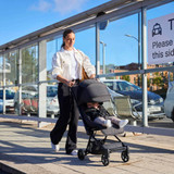 Ickle Bubba Pisces Ultra Compact Cabin Size Stroller - Black​