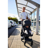 Ickle Bubba Pisces Ultra Compact Cabin Size Stroller - Black​