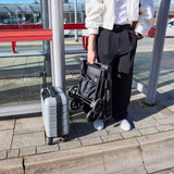 Ickle Bubba Pisces Ultra Compact Cabin Size Stroller - Black​