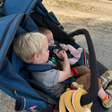 Out N About Nipper Double V6 Newborn and Toddler Bundle - Highland Blue