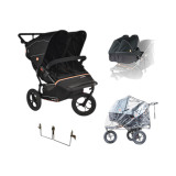 Out N About Nipper Double V6 Twin Bundle - Summit Black