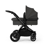 Ickle Bubba Stomp Luxe Nimbus Travel System - Black/Charcoal Grey/Black