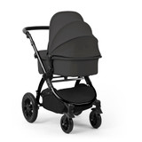 Ickle Bubba Stomp Luxe Nimbus Travel System - Black/Charcoal Grey/Black