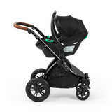 Ickle Bubba Stomp Luxe Nimbus Travel System - Black/Charcoal Grey/Tan