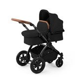 Ickle Bubba Stomp Luxe Nimbus Travel System - Black/Midnight/Tan