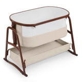 Ickle Bubba Bubba&Me Luxe Bedside Crib - Stone