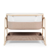 Ickle Bubba Bubba&Me Luxe Bedside Crib - Biscuit