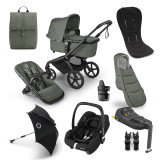 Bugaboo Fox 5 Renew Cabriofix i-Size Ultimate Bundle - Forest Green