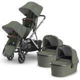 Uppababy VISTA V3 Twin Pushchair - Evelyn