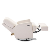 Obaby Madison Electric Swivel Glider Recliner Chair - Boucle Style