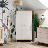 Obaby Thea Double Wardrobe - Latte