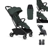 Silver Cross Nia Essentials Bundle inc. FREE Footmuff - Conifer