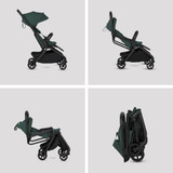 Silver Cross Nia Stroller with Carrycot - Conifer