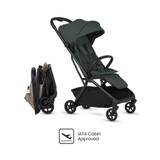 Silver Cross Nia Stroller with Carrycot - Conifer