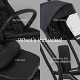 Silver Cross Nia Travel System - Onyx