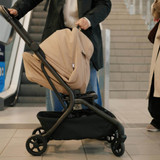 Silver Cross Nia Stroller with Carrycot (lifestyle)