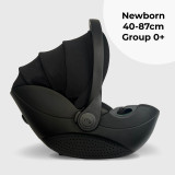 My Babiie MBCS05 Rotating Infant Carrier Car Seat and Base - Black