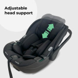 My Babiie MBCS05 Rotating Infant Carrier Car Seat and Base - Black