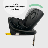 My Babiie MBCS05 Complete Rotating Family Car Seat Set with Base - Black