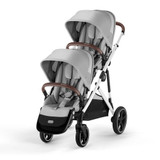 Cybex Gazelle S Silver Double - Stone Grey