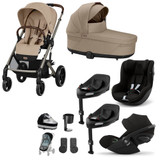 Cybex Balios S Lux Taupe V2 Complete Cloud G Bundle - Almond Beige